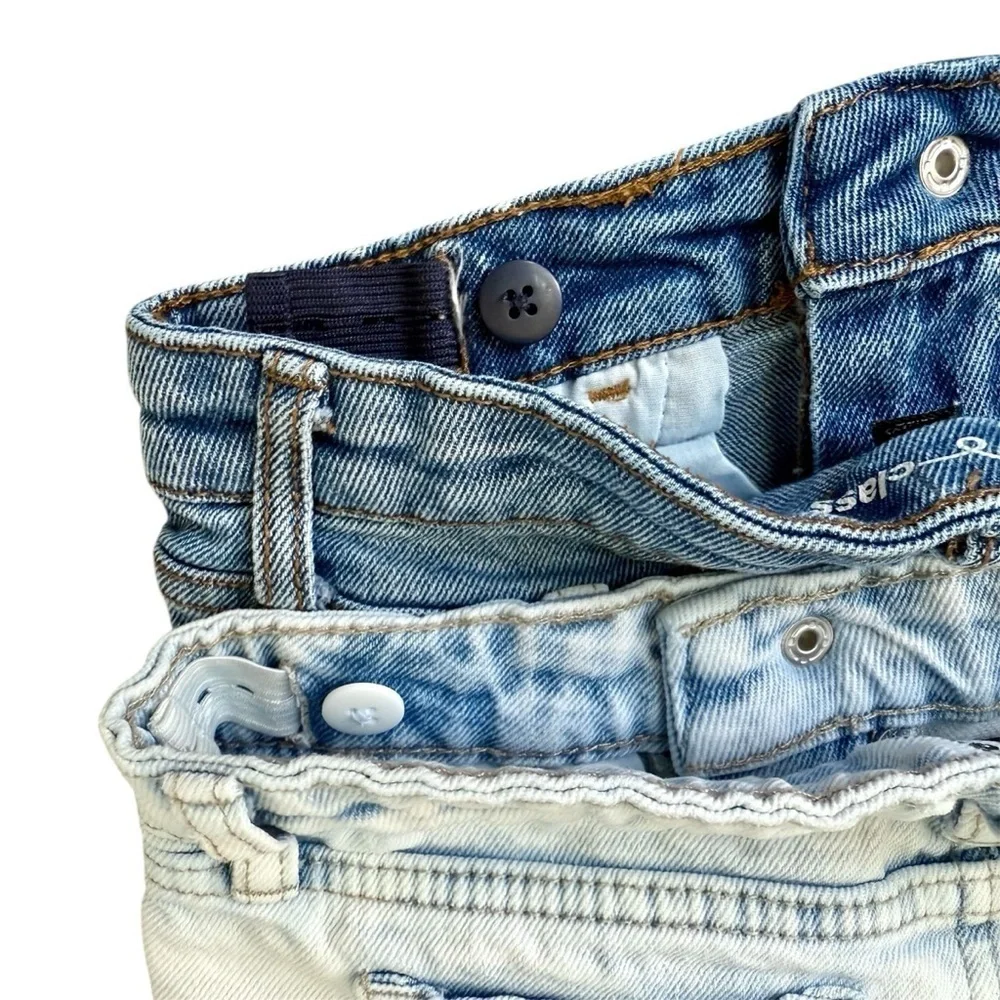 Art Class Bundle of 3 pairs of Denim Blue Jean Shorts Cutoff Adjustable Sz 6